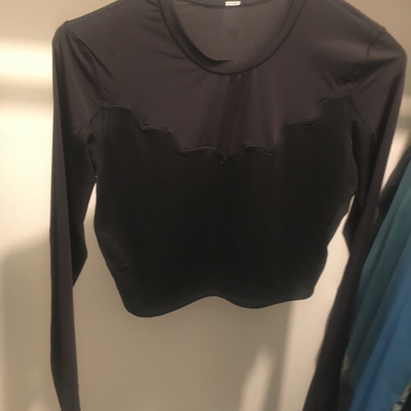 Mesh Cropped Long Sleeve - Picture 2 of 6
